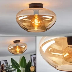 Mertola Plafonnier Ambre, 1 lumière