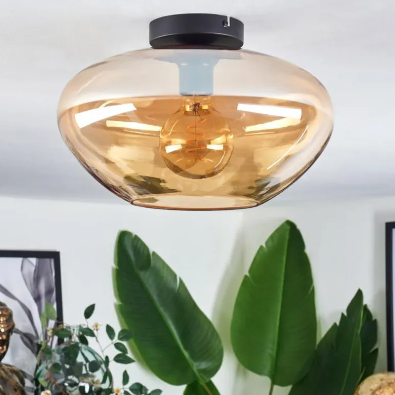 Mertola Plafonnier Ambre, 1 lumière