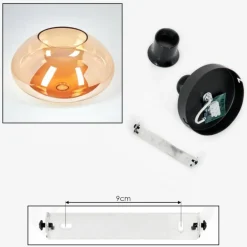 Mertola Plafonnier Ambre, 1 lumière