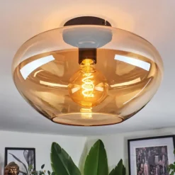 Mertola Plafonnier Ambre, 1 lumière