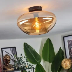 Mertola Plafonnier Ambre, 1 lumière