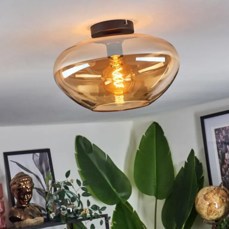 Mertola Plafonnier Ambre, 1 lumière