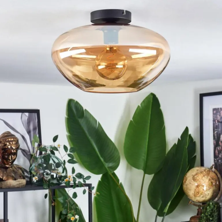 Mertola Plafonnier Ambre, 1 lumière