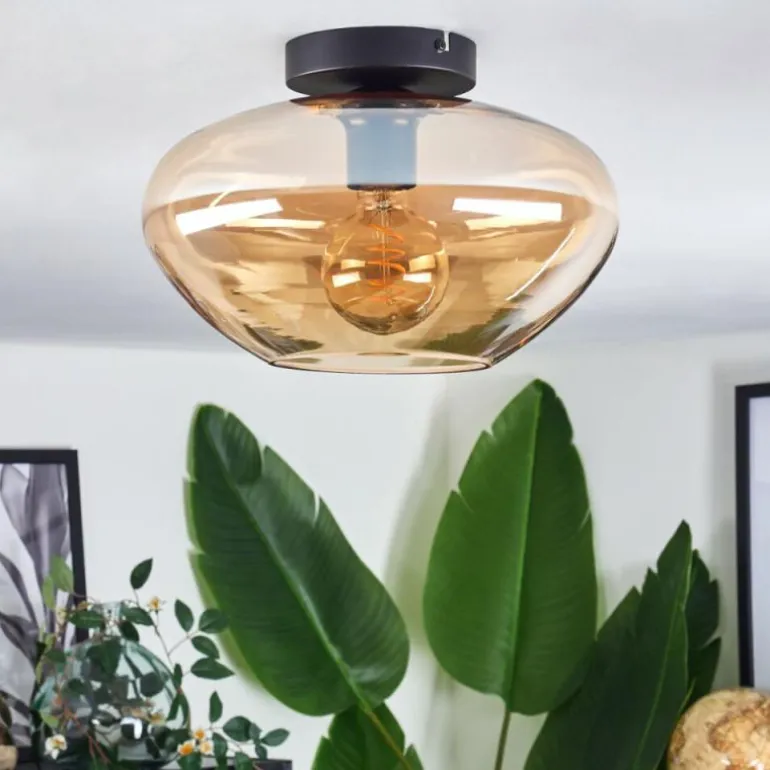 Mertola Plafonnier Ambre, 1 lumière