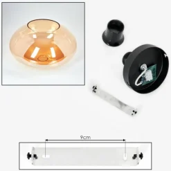 Mertola Plafonnier Ambre, 1 lumière