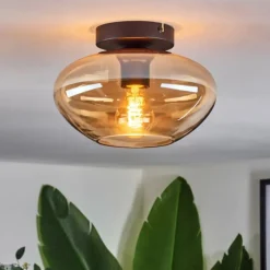 Mertola Plafonnier Ambre, 1 lumière