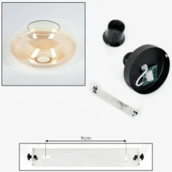 Mertola Plafonnier Ambre, Clair, 1 lumière