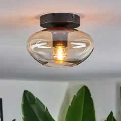 Mertola Plafonnier Ambre, Clair, 1 lumière