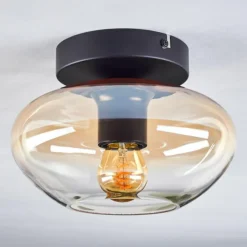 Mertola Plafonnier Ambre, Clair, 1 lumière