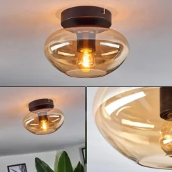 Mertola Plafonnier Ambre, 1 lumière