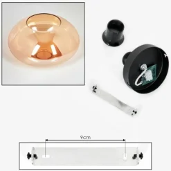 Mertola Plafonnier Ambre, 1 lumière