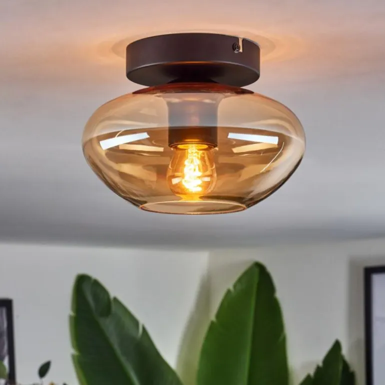 Mertola Plafonnier Ambre, 1 lumière