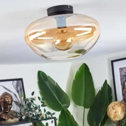 Mertola Plafonnier Ambre, Clair, 1 lumière