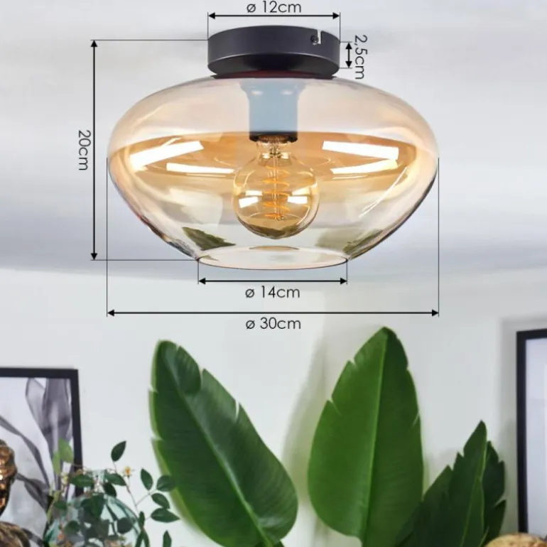 Mertola Plafonnier Ambre, Clair, 1 lumière