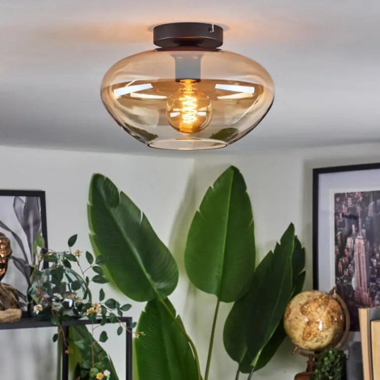 Mertola Plafonnier Ambre, Clair, 1 lumière