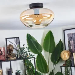 Mertola Plafonnier Ambre, Clair, 1 lumière