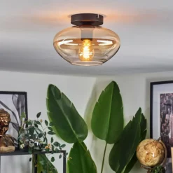 Mertola Plafonnier Ambre, Clair, 1 lumière