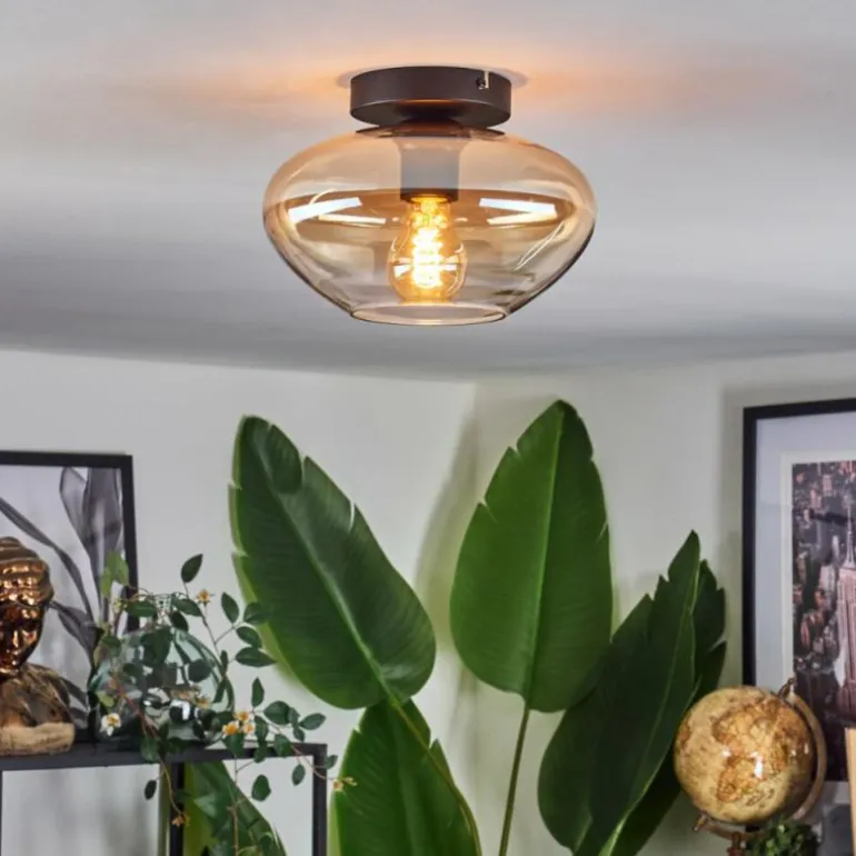 Mertola Plafonnier Ambre, Clair, 1 lumière