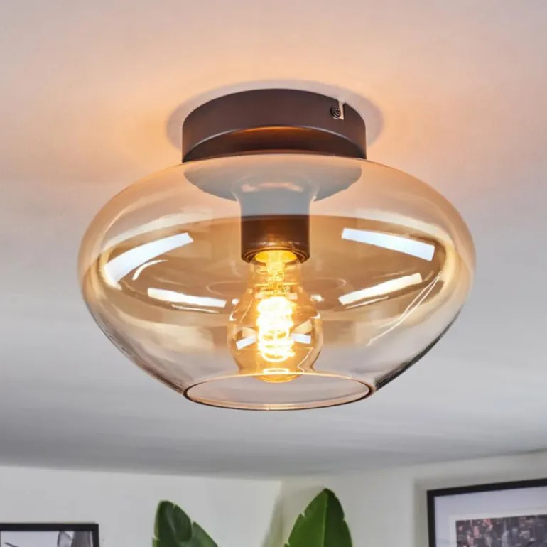 Mertola Plafonnier Ambre, Clair, 1 lumière