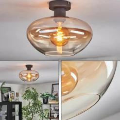 Mertola Plafonnier Ambre, Clair, 1 lumière