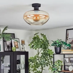 Mertola Plafonnier Ambre, Clair, 1 lumière