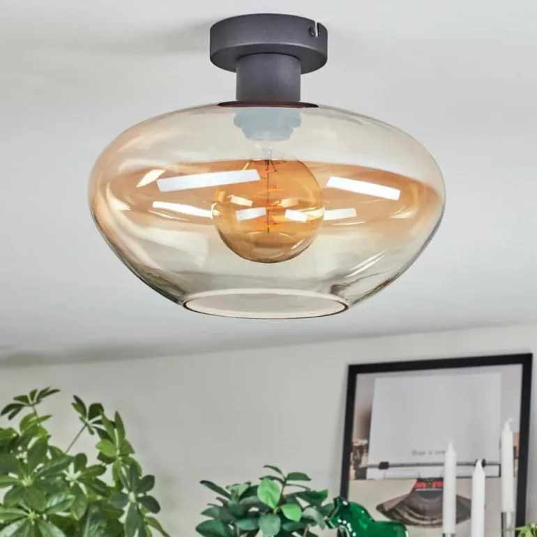 Mertola Plafonnier Ambre, Clair, 1 lumière
