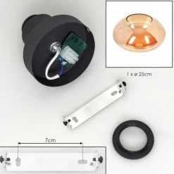 Mertola Plafonnier Ambre, 1 lumière