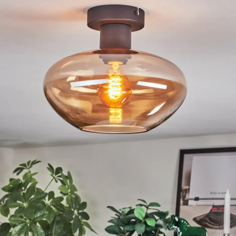 Mertola Plafonnier Ambre, 1 lumière