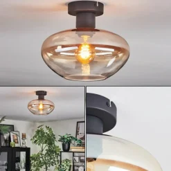 Mertola Plafonnier Ambre, Clair, 1 lumière