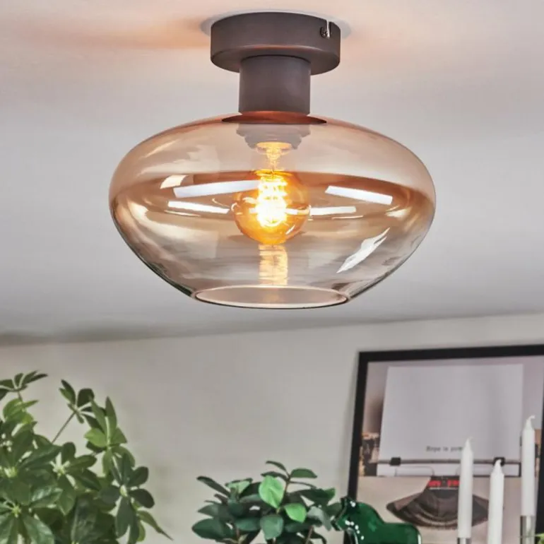 Mertola Plafonnier Ambre, Clair, 1 lumière