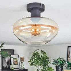 Mertola Plafonnier Ambre, Clair, 1 lumière
