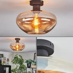 Mertola Plafonnier Ambre, 1 lumière