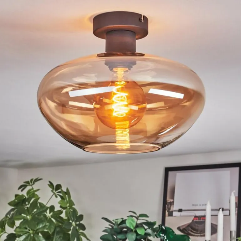 Mertola Plafonnier Ambre, 1 lumière