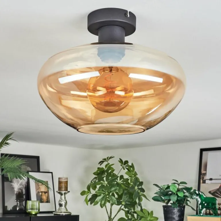 Mertola Plafonnier Ambre, 1 lumière