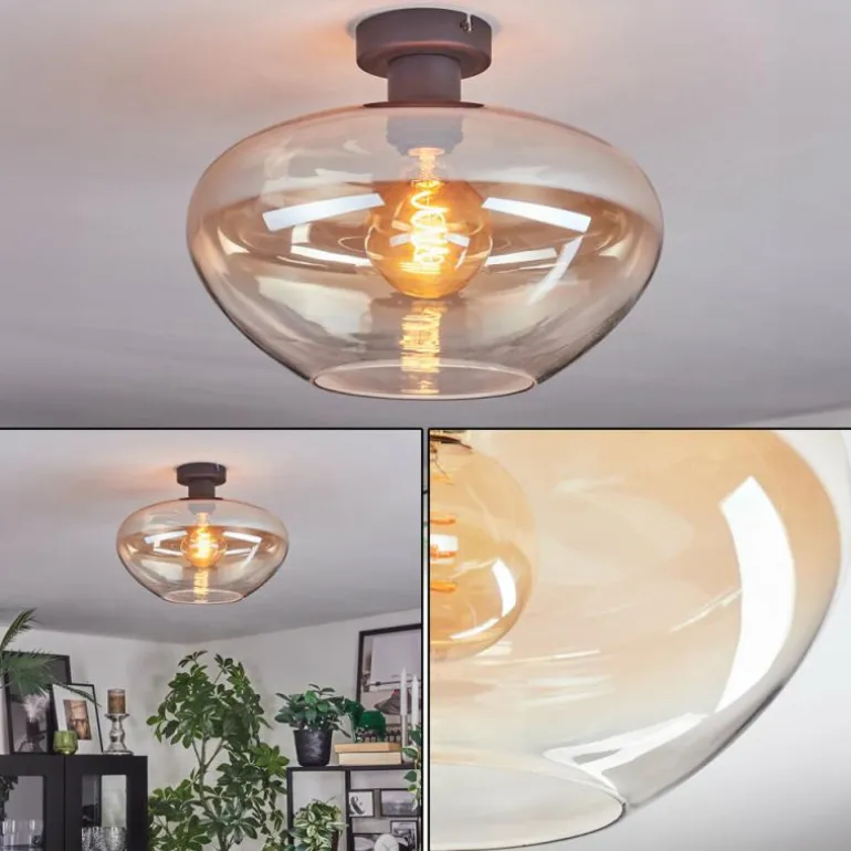 Mertola Plafonnier Ambre, Clair, 1 lumière
