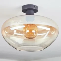 Mertola Plafonnier Ambre, Clair, 1 lumière