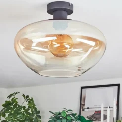 Mertola Plafonnier Ambre, Clair, 1 lumière