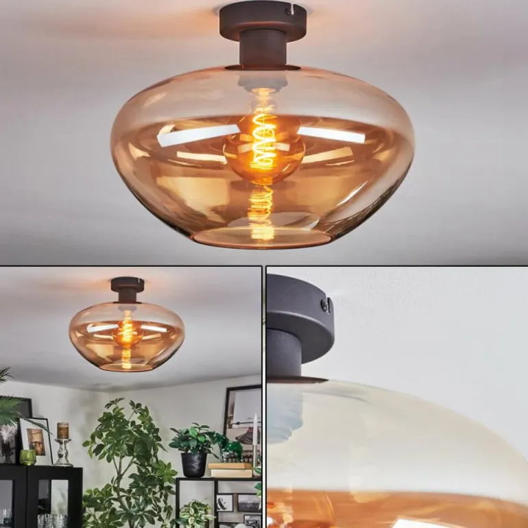 Mertola Plafonnier Ambre, 1 lumière