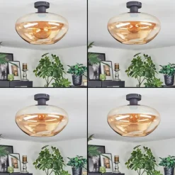 Mertola Plafonnier Ambre, 1 lumière