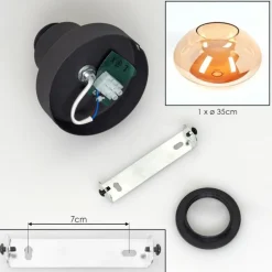 Mertola Plafonnier Ambre, 1 lumière