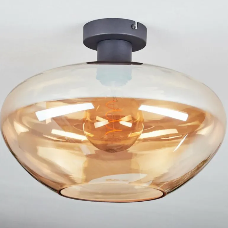Mertola Plafonnier Ambre, 1 lumière