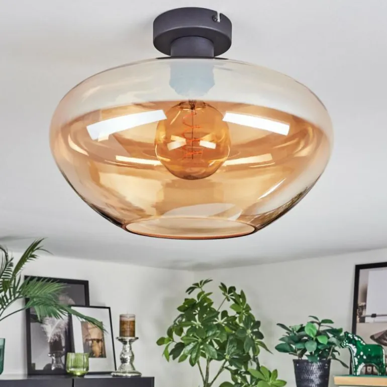 Mertola Plafonnier Ambre, 1 lumière