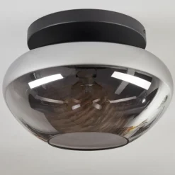 Mertola Plafonnier, Boule lumineuse Fumé, 1 lumière