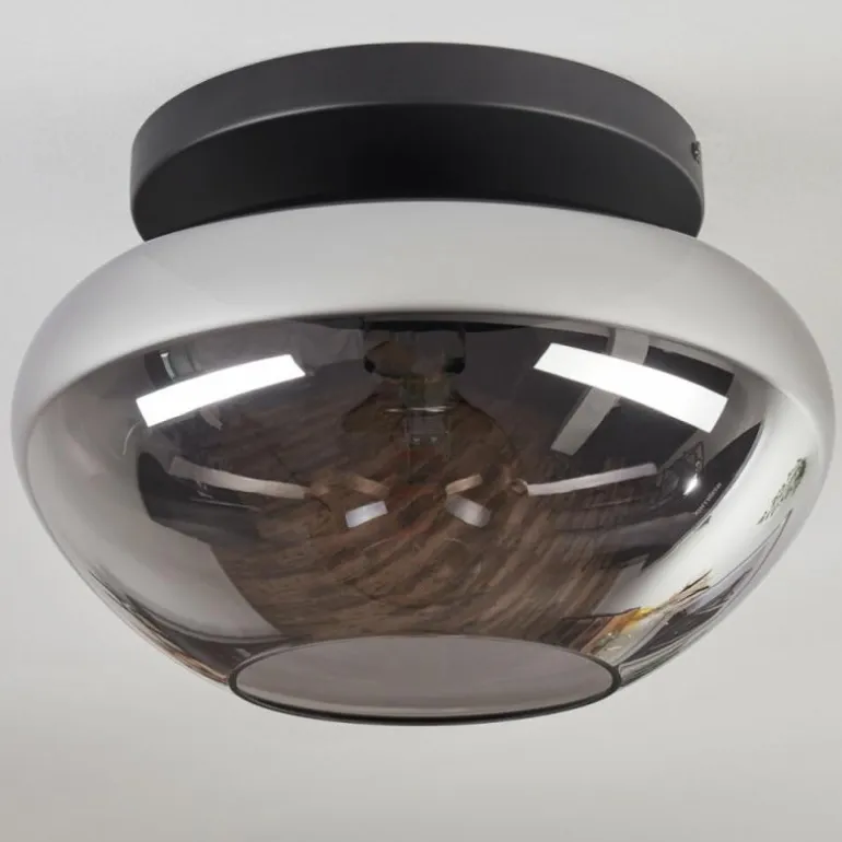 Mertola Plafonnier, Boule lumineuse Fumé, 1 lumière