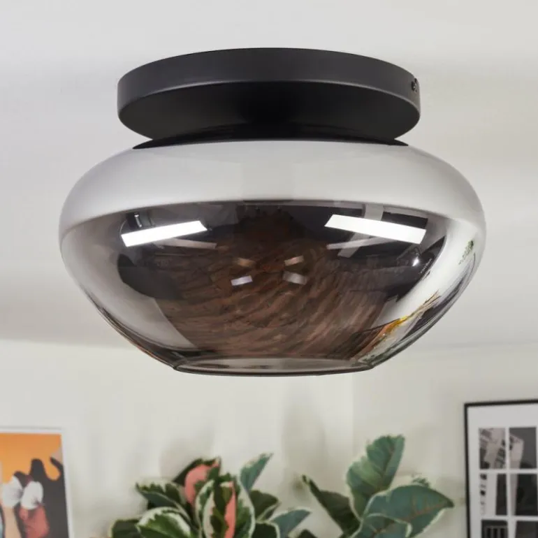 Mertola Plafonnier, Boule lumineuse Fumé, 1 lumière