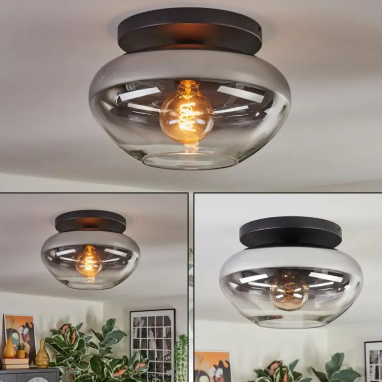 Mertola Plafonnier, Boule lumineuse Clair, Fumé, 1 lumière