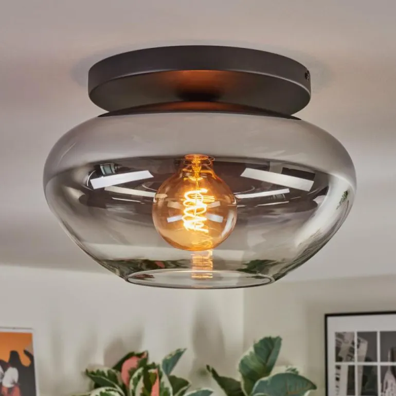 Mertola Plafonnier, Boule lumineuse Clair, Fumé, 1 lumière