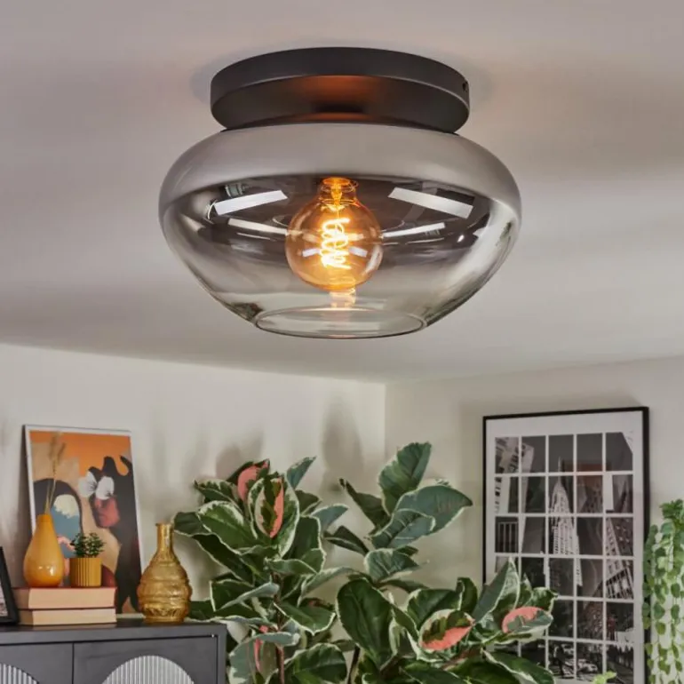 Mertola Plafonnier, Boule lumineuse Clair, Fumé, 1 lumière