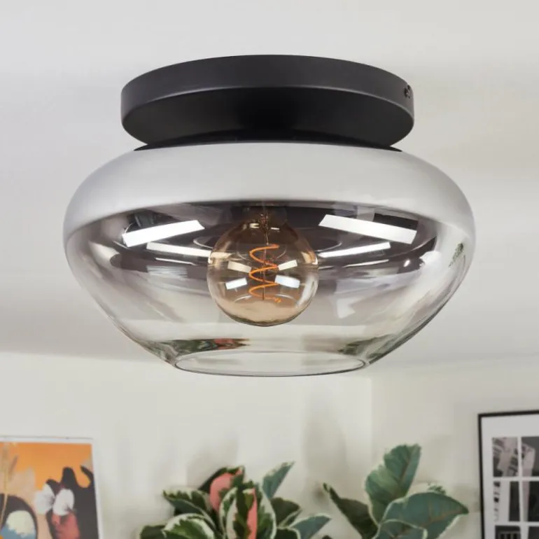 Mertola Plafonnier, Boule lumineuse Clair, Fumé, 1 lumière