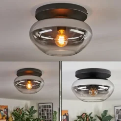 Mertola Plafonnier, Boule lumineuse Clair, Fumé, 1 lumière